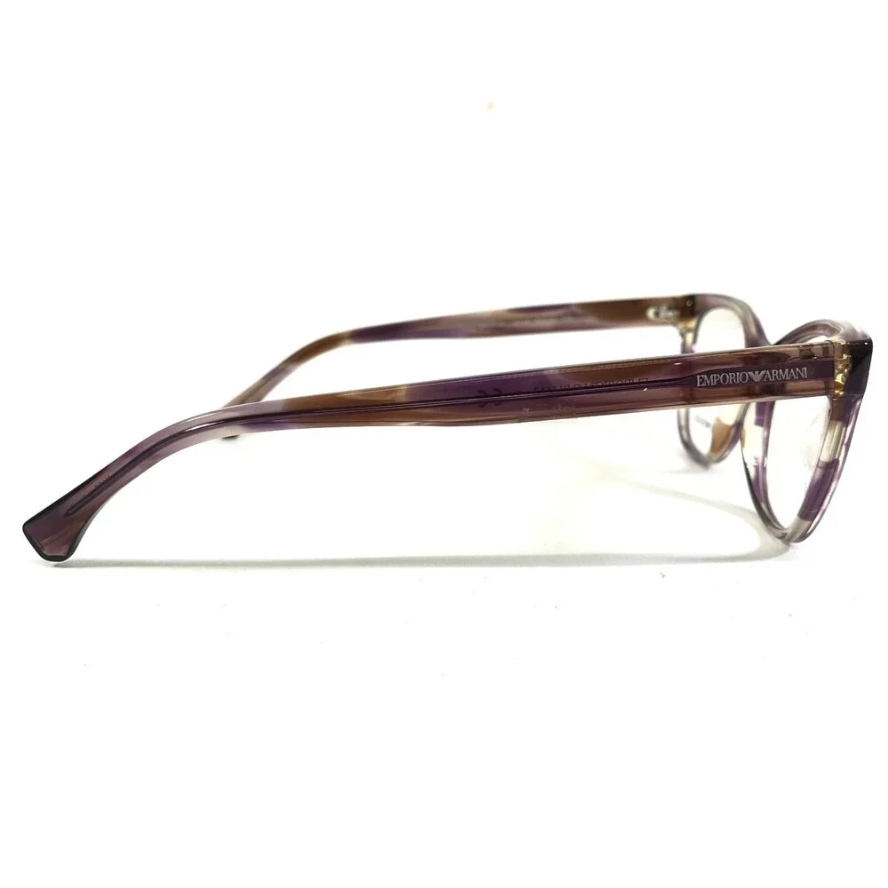 Emporio Armani Eyeglasses Frames EA3142 5716 Clear Brown Purple Horn 53-18-145